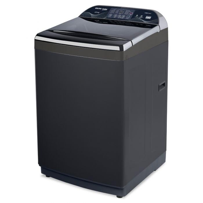 Voltas Beko 6 Kg, 5-Star, Fully Automatic Top Load Washing Machine (WTL6004UEA/BPBPOA, Black)