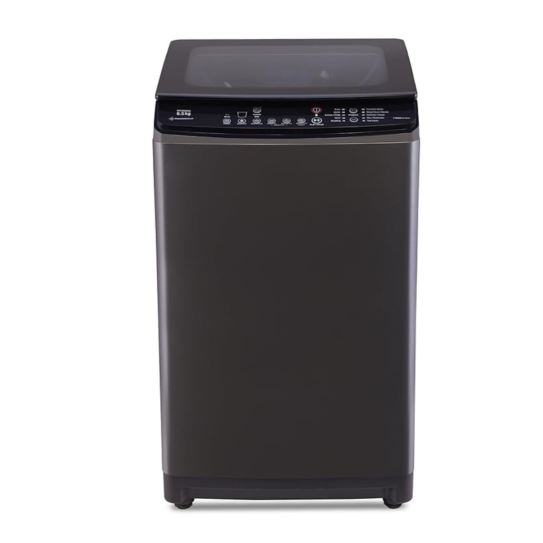 Voltas Beko 6.5 Kg, 5 Star Fully Automatic Top Load Washing Machine (WTL65UPSC, Grey),Fountain Wash