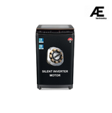 Voltas Beko 7.0 Kg, 5 Star, Inverter, Fully Automatic Top Load Washing Machine (WTL70VPBGF, Black), JET Wash/ Hand Wash, Drum Light,Fountain Wash