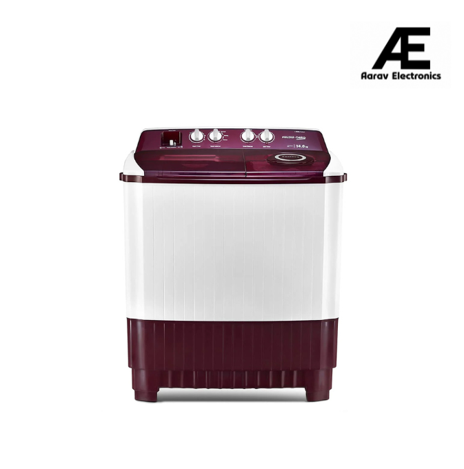 Voltas Beko WTT140ABRT 14 kg Semi Automatic Washing Machine (Burgandy)