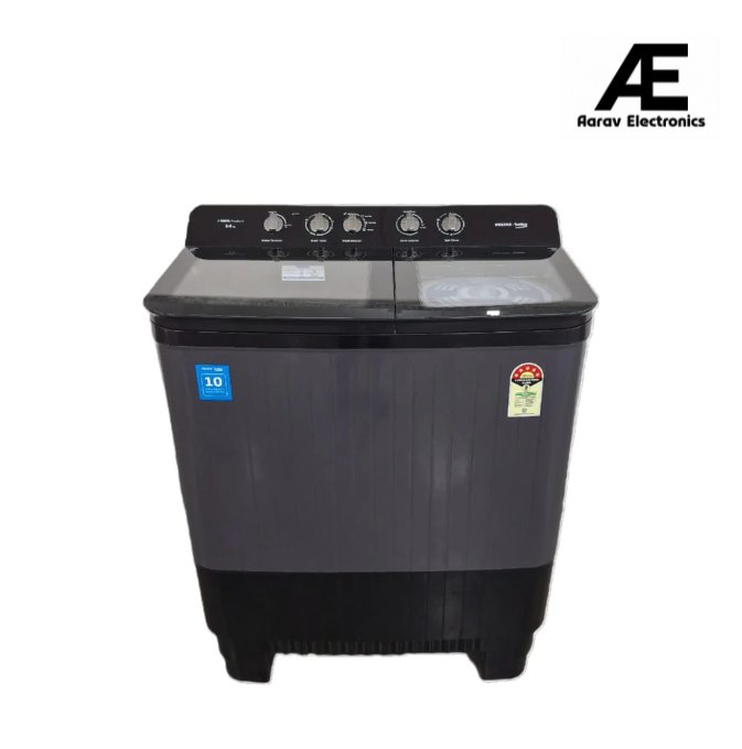 Voltas Beko 14 kg Semi Automatic Washing Mahcine, Black, WTT14UEA/BRSSWH4PTDA