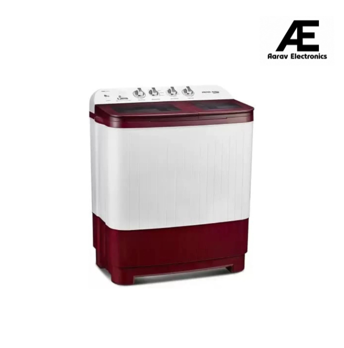 Voltas Beko 8 kg Semi Automatic Washing Machine (Burgundy) WTT80DBRG (BURGUNDY)