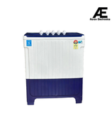 Voltas Beko 8.5 Kg Semi-Automatic Top Load Washing Machine, 5 Star Rating, Blue and White, WTT85UAA/BLSSWH5GFD