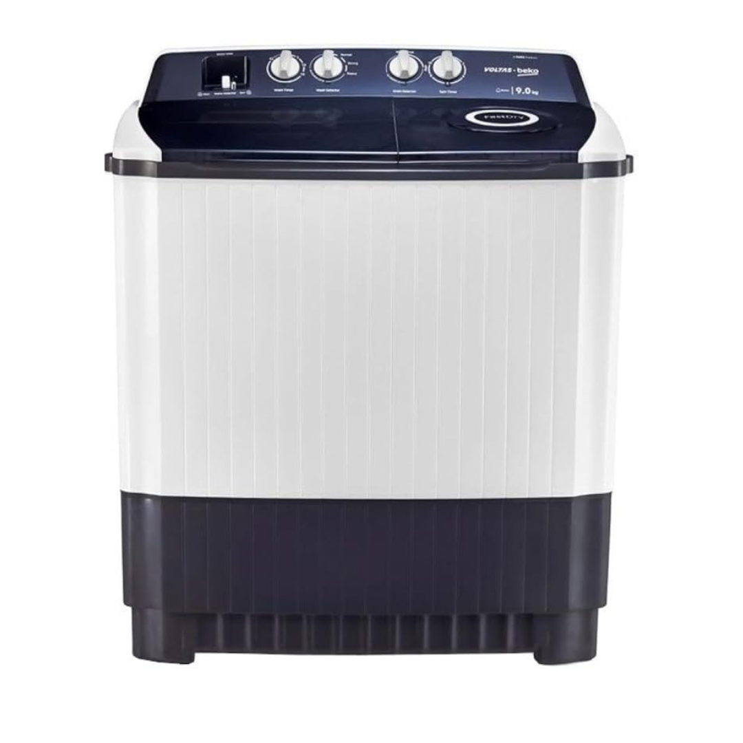 Voltas Beko 9 kg Semi Automatic Washing Machine (Burgundy) WTT90AGRT