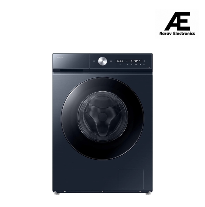 Samsung 12 kg, 5 Star, AI Control, Super Speed, Wi-Fi, Hygiene Steam with Inbuilt Heater, Digital Inverter, Fully-Automatic Front Load Washing Machine (WW12DB8B54GSTL, Navy)