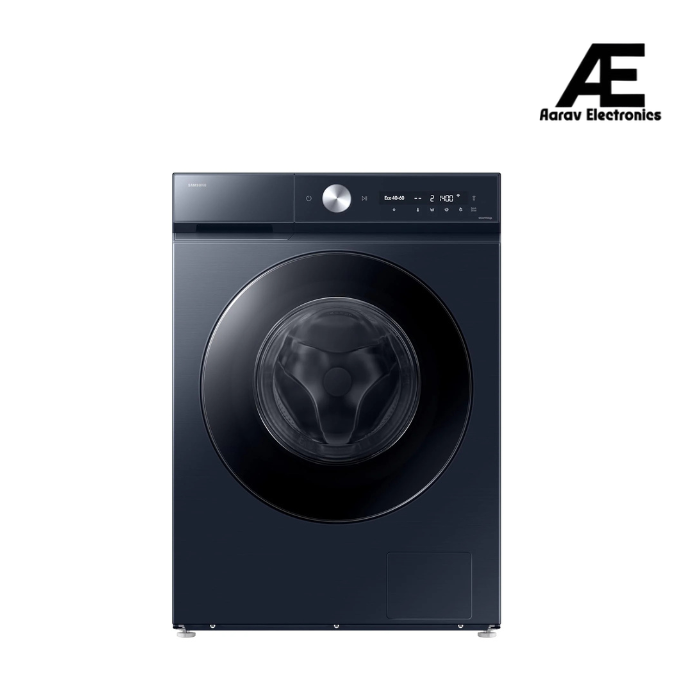 Samsung 12 kg, 5 Star, Super Speed, Wi-Fi, Hygiene Steam with Inbuilt Heater, Digital Inverter, Fully-Automatic Front Load Washing Machine (WW12DG5B24ASTL, Navy)