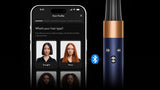 Dyson Airwrap I.D 308F Multi-Styler & Dryer (Prussian Blue/Rose Gold) | Bluetooth, No Heat Damage, 6 Attachments