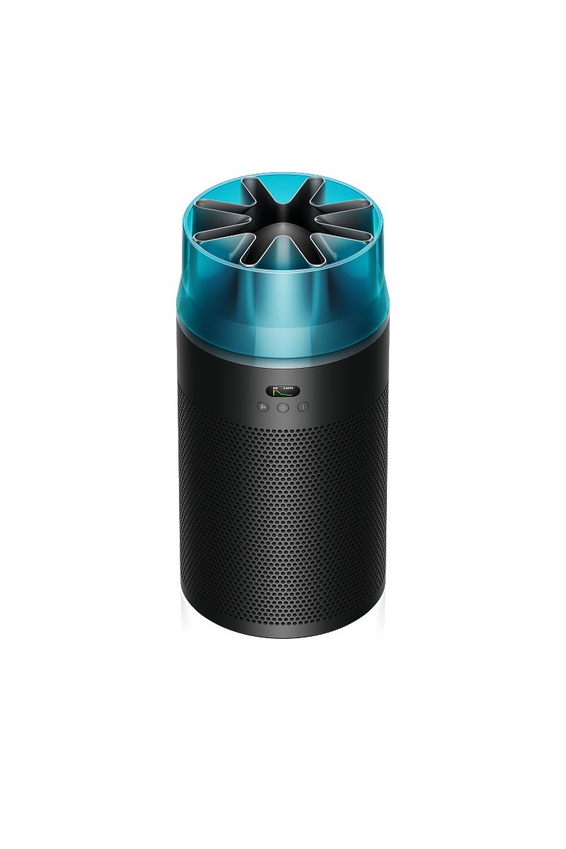 Dyson HushJet Purifier Compact (Black/Teal) | HEPA Air Purifier, Smart App Control, 5-Year Filter