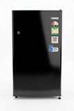 Blue Star 100L 2 Star Mini Bar Refrigerator, Black Finish, Toughened Glass Shelves, Freezer Box & Vegetable Crisper – MR120-2DB