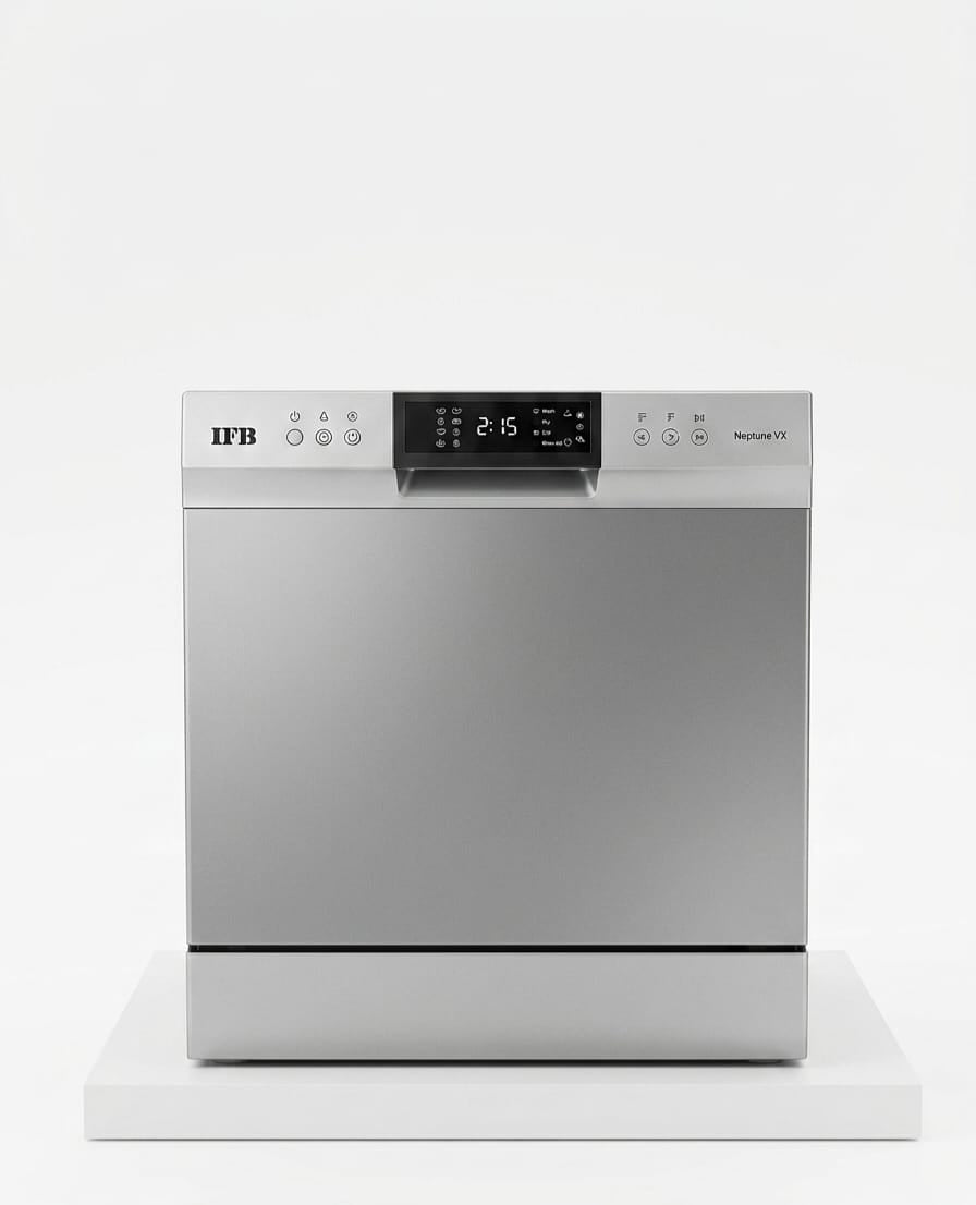 IFB 8 Place Settings Dishwasher (NEPTUNE MINI, SILVER )