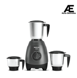 Havells Zello 750W Mixer Grinder with 3 Jars (Grey)