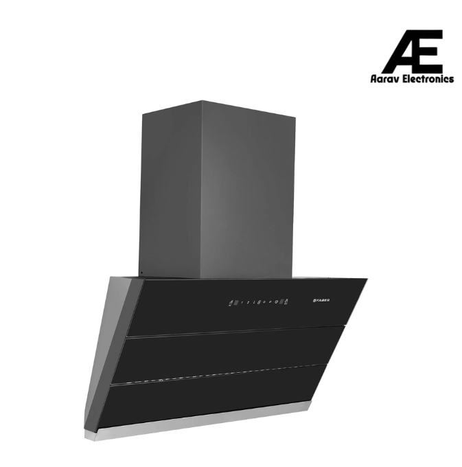 Faber 75 Cm 1350 M3/Hr Autoclean Slant Chimney, Filterless, Lifetime On Motor, 5 Yr Comprehensive Warranty, (Hood Zenith FL SC AC BK 75,Touch &amp; Gesture Control,Black)