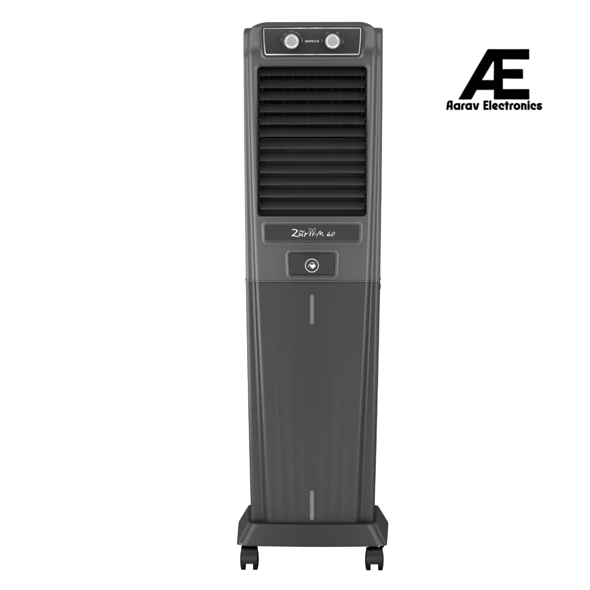 Havells Zurii 60 L Tower Air Cooler for Room|Fully Collapsible louvers|Low Water Alarm|Dust Filter Net|Timer Function|Bacteria Shield Honeycomb Pads|Dry Run Protection