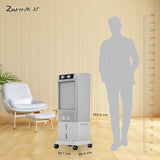 Havells Zurii-M 25L Tower Air Cooler for home | Powerful Air Delivery | Everlast Pump | Fully Collapsible Louvers | Bacteria Shield, High Density Honeycomb Pads | Heavy Duty (Light Grey/Grey)