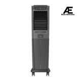 Havells Zurii 55L Tower Air Cooler for home | Electronic Panel with Remote | Everlast Pump | Powerful Air Delivery | High Density Honeycomb Pads | Ionizer and Dust Filter | Heavy Duty (Black)