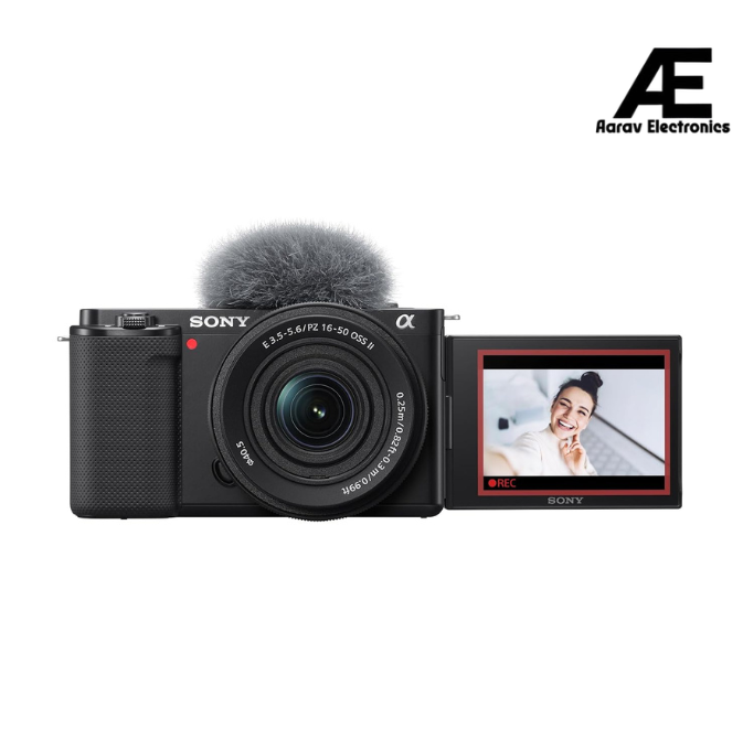 Sony Alpha ZV-E10K Mirrorless Vlog Camera with SELP1650 Ver. 2 Lens | 24.2MP APS-C, 4K, Power Zoom