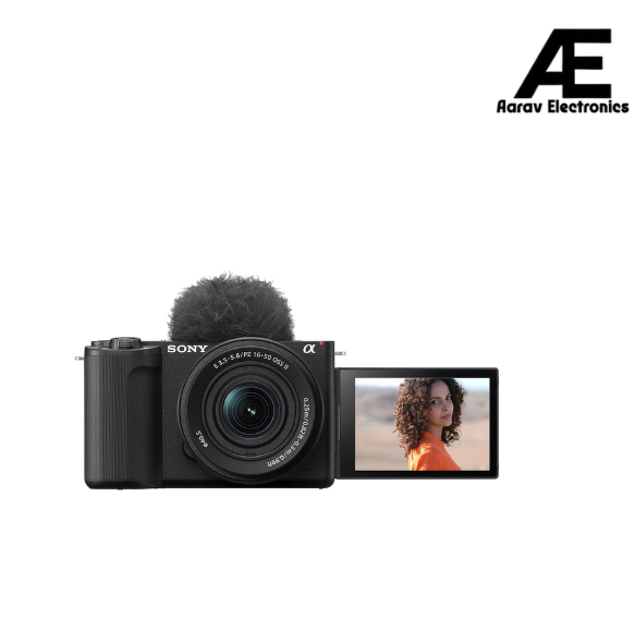 Sony Alpha ZV-E10M2K 26 MP Interchangeable Lens Mirrorless Vlog Camera for Creators (16-50mm Power Zoom Lens) | APS-C Sensor | 4K 60p with 10bit 4:2:2 Recording - (Black)