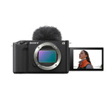 Sony Alpha ZV-E1L Full-Frame Interchangeable-Lens Mirrorless vlog Camera (with 28-60mm Zoom Lens)| Made for Creators | 12.1 MP | Artificial Intelligence Based Autofocus | 4K 120p Recording – Black