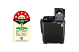 LG 11.5Kg Semi Automatic Top Load Washing Machine, Roller Jet Pulsator + Soak, Full Black , P115ASLAZ