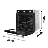 Faber 80 L Built-in Electric Oven with 4 Cooking Functions, Mechanical Timer & Fan-Assisted Heating - FBIO 80L 4F