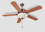Orient Electric Subaris Solo 1300mm Underlight Ceiling Fan – Antique Copper, 5 Blades, Reversible Motor, 270 RPM, 270 CMM (open box / without box)