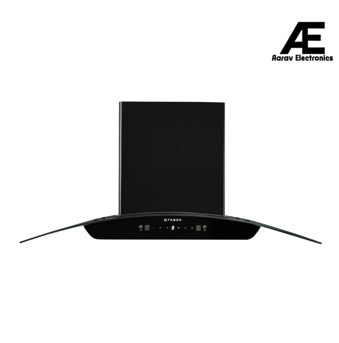 Faber HOOD ZEST IN HC SC FL BK 60 Kitchen Chimney | 60 cm, 1200 m³/hr, Filterless, Auto Clean, Touch & Gesture Control