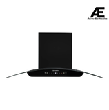 Faber HOOD ZEST IN HC SC FL BK 60 Kitchen Chimney | 60 cm, 1200 m³/hr, Filterless, Auto Clean, Touch & Gesture Control