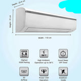 Daikin 1.5 Ton 5 Star Inverter Split AC with PM 2.5 Filter, Dew Clean Technology & 4-Way Airflow – FTKF50UV16T