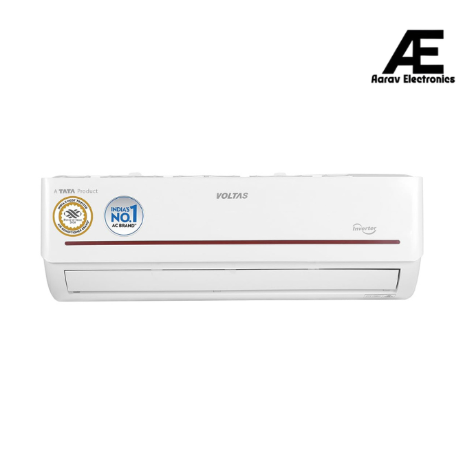 Voltas 1 Ton 3 Star, Hot & Cold Inverter Split AC (Copper, Anti-dust Filter, 123VH Vertis Prism, White)