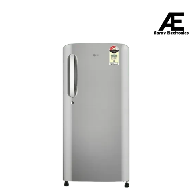 LG 185L 3 Star Direct Cool Single Door Refrigerator (GL-D1936YAPZ) | Smart Inverter Compressor | Smart Connect | Shiny Steel