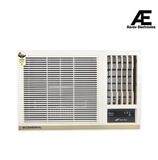 OGeneral BBA Series Window 1.2 Ton 2 Star Fixed Speed AC | Super Wave Technology | Power Saver Compressor | 3 Speed Cooling | White (AFGB14BBAA-B)