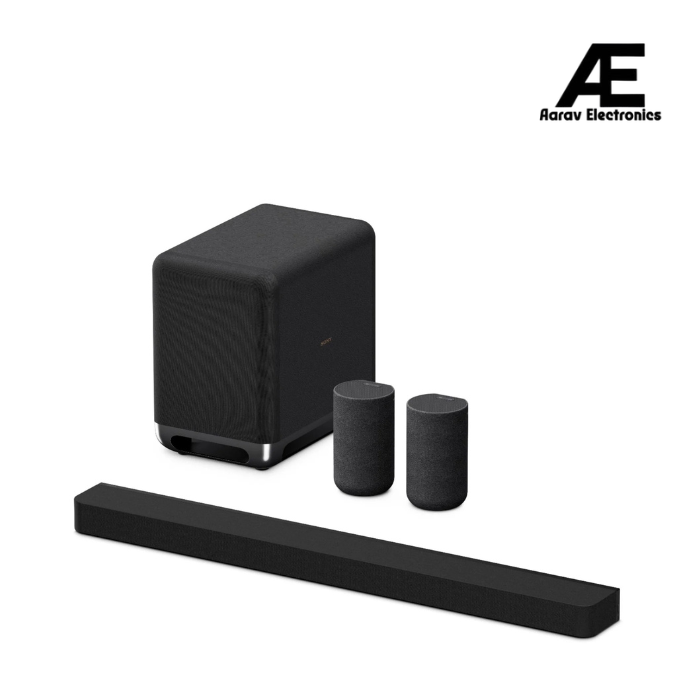 Sony Bravia Theatre Bar 9(HT-A9000) with 360 SSM,IMAX,Dolby Atmos/DTSx Premium Soundbar Home Theatre System with subwoofer SW5 &amp; Rear Speaker SA-RS5(360 RA,Voice Zoom3,8K/4K HDR,HDMI eArc,BT),Black
