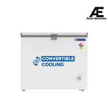 Blue Star HT3-N230 230L Hard Top Single Door Convertible Deep Freezer | 215L Storage | 3 Star | White