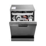 IFB Neptune VX1 Plus, Inox Grey, In Built Heater with Hygienic Steam Drying Built-in 15 Place Settings Dishwasher