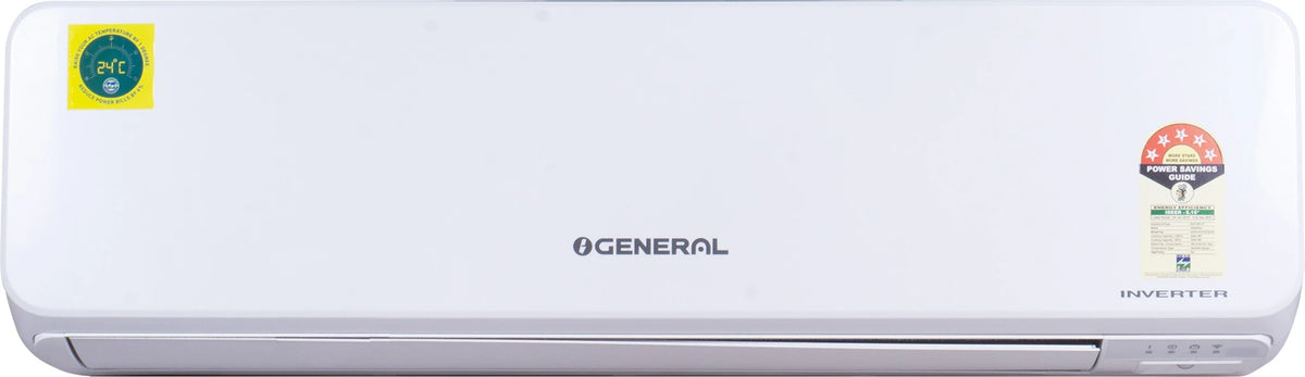 O General 1.5 Ton 5 Star Inverter Split AC ASGG18CGTB, Coanda Airflow, PM2.5 Filter (Open box / Without Box)