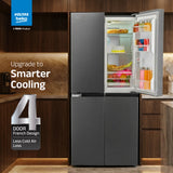Voltas Beko 472 L Frost Free 4-Door Side by Side Refrigerator with ProSmart Inverter Compressor, Inox – R4D472/FPV3N0RXID