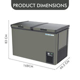 Voltas Hard Top Convertible - Double Door 421 Litres, 4 Star CVF500DA4-P1-GW