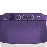 Godrej 7.5 kg Semi Automatic Top Load Washing Machine White, Purple  (WS EDGE CLS 7.5 PN2 M ROPL)