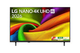 LG 139 cm (55 Inch) NANO 4K UHD AI Smart TV (55NU875BPLA) | α8 AI Processor | webOS 26 | Google Gemini | 2026 Model