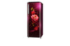 LG GLD2736YBRW 261L 3 Star Direct Cool Single Door Refrigerator with Smart Inverter Compressor, Auto Smart Connect, Solar Smart & Fast Ice Making (Red Water Lily)