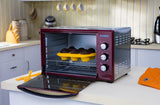 USHA 3642Rcss 42 Liters Oven Toaster Grill With Rotisserie And Convection, 2000 Watts, 6 Mode Heating Function (Stainless Steel &amp; Wine)