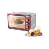 USHA 3642Rcss 42 Liters Oven Toaster Grill With Rotisserie And Convection, 2000 Watts, 6 Mode Heating Function (Stainless Steel &amp; Wine)