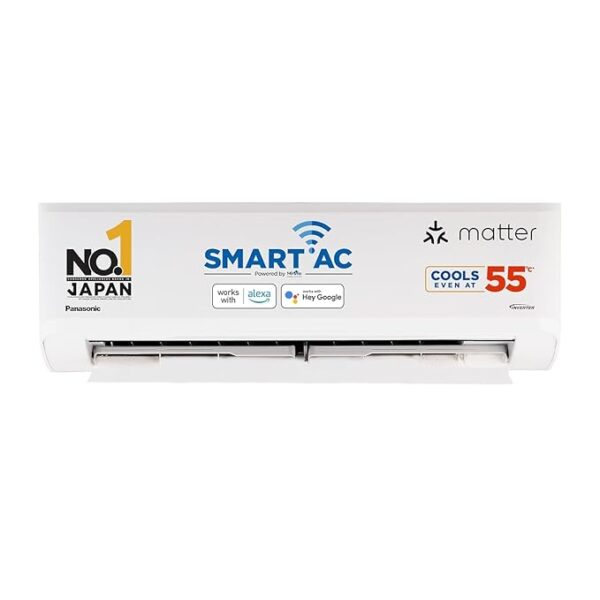 Panasonic EU 7 in 1 Convertible 1.5 Ton 3 Star Inverter Split Smart AC with Voice Assistant (Copper Condenser, CS/CU-EU18BKY3XFM)