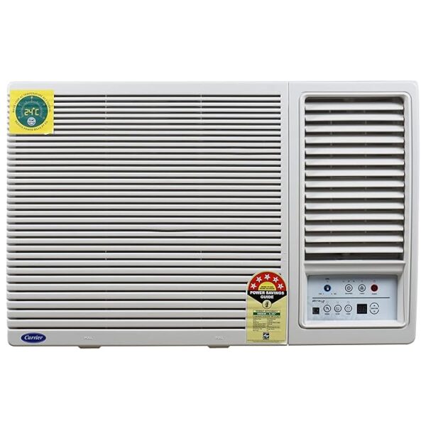 Carrier 1.5 Ton 5 Star Estrella Cx Window AC (CAW18EC5R31F1, White)