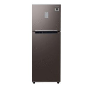 Samsung 236 L, 2 Star, Bespoke Convertible, Digital Inverter with Display, Frost Free Double Door Refrigerator (RT28CB732C2/HL, Cotta Steel Charcoal, 2023 Model)
