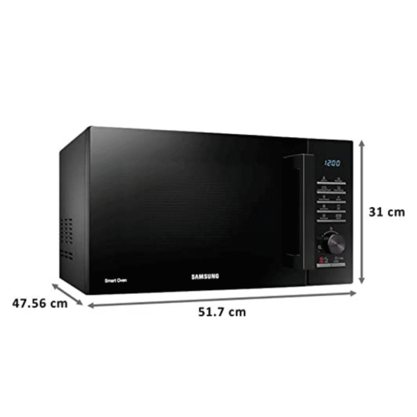 Samsung 28 L Convection Microwave Oven with Moisture Sensor (MC28A5145VK/TL, Black, SlimFry) - Image 2