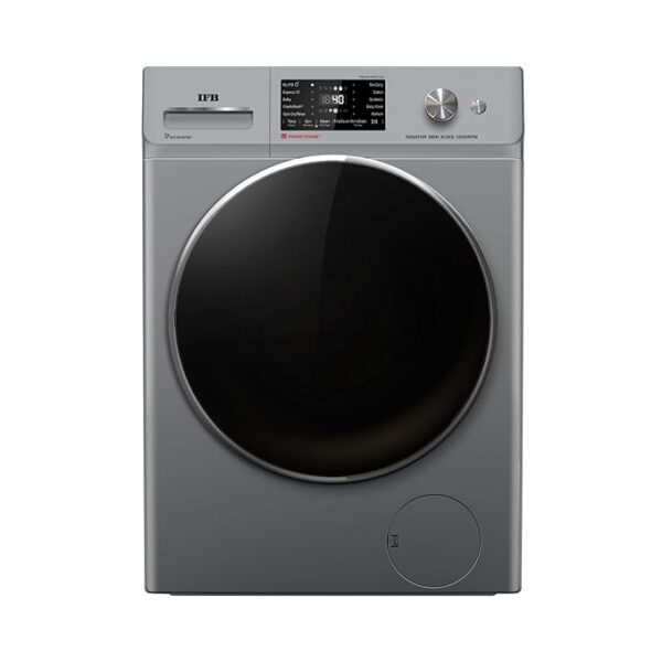 IFB 8 Kg 5 Star Front Load Washing Machine 2X Power Steam (SENATOR MSN 8012K, 1200 RPM, 2024 Model, Metallic Silver, Touch Control + Knob In-built Heater, 4 years Comprehensive Warranty)
