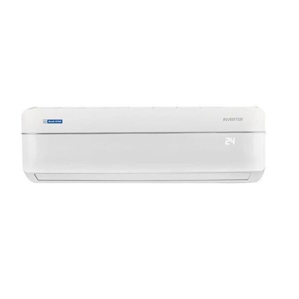 Blue Star 1.5 Ton 5 Star, 60 Months Warranty, Inverter Split AC (Copper, Convertible 5 in 1 Cooling, AI Pro, Smart Ready, 4 Way Swing, 2025 Model, IE518RNUR, White)