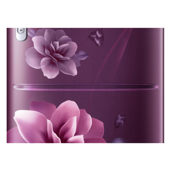 Samsung 183 L, 5 Star, Digital Inverter, Direct-Cool Single Door Refrigerator (RR20D2825CR/NL, Red, Camellia Purple, Base Stand Drawer) - Image 12