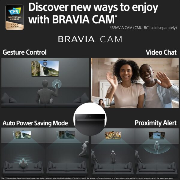 Sony Bravia 126 cm (50 inches) 4K Ultra HD Smart LED Google TV KD-50X80K (Black) - Image 2